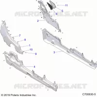 CARROSSERIE ARRIERE, FENDERS, AND ROCKERS