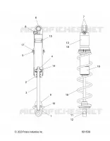 AMORTISSEUR, IFS MONOTUBE