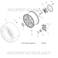 ROUES, REAR AND HUB