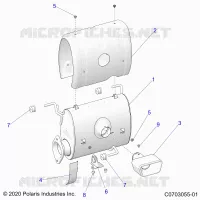 ENGINE, ECHAPPEMENT, SILENCER AND RELATED
