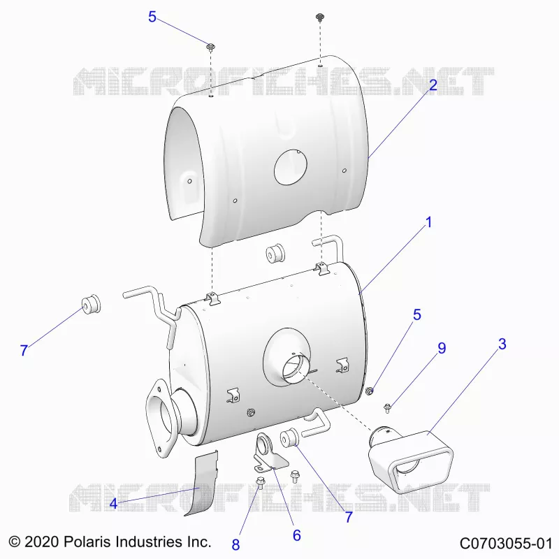 ENGINE, ECHAPPEMENT, SILENCER AND RELATED