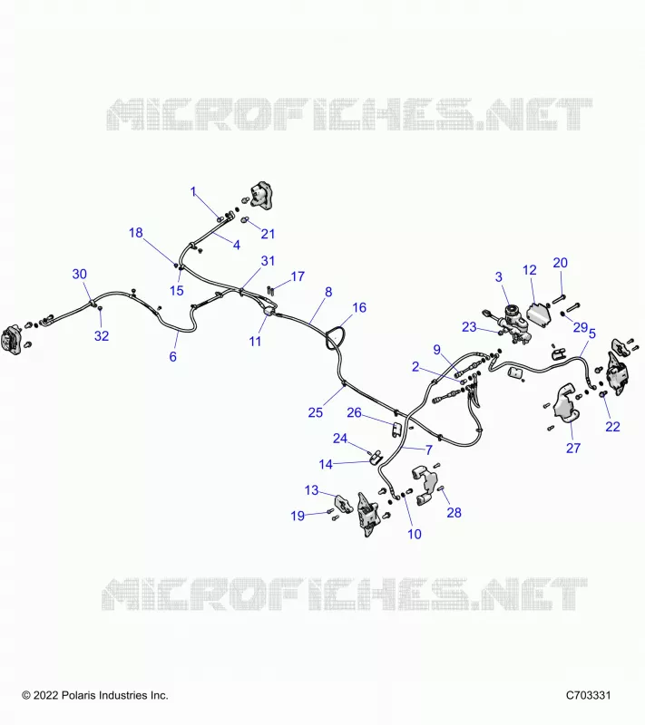 BRAKES, BRAKE LINES AND MAITRE CYLINDRE