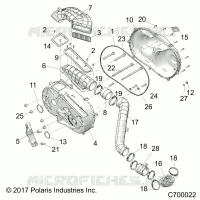 DRIVE TRAIN, COUVERCLE D'EMBRAYAGE AND DUCTING