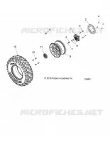 ROUES, FRONT TIRE AND BRAKE DISC