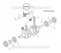 PISTON ET VILEBREQUIN (800)