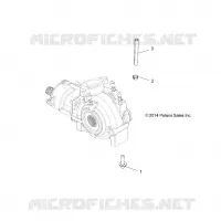 SYSTÈME DE TRANSMISSION, SUPPORT PONT, FRONT