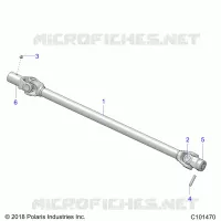 SYSTÃˆME DE TRANSMISSION, PROP SHAFT, FRONT