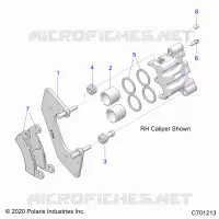 FREIN AVANT CALIPER