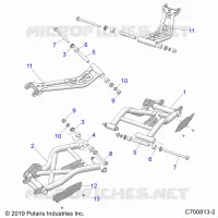SUSPENSION ARRIERE CONTROL ARMS