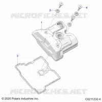 ENGINE, COUVERCLE SOUPAPE