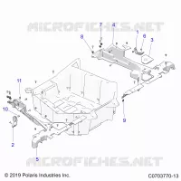 CARROSSERIE ARRIERE RACK, MOUNTING