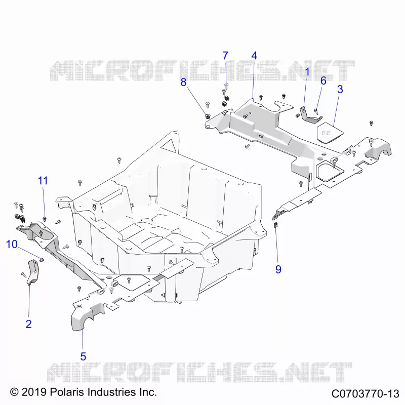CARROSSERIE ARRIERE RACK, MOUNTING