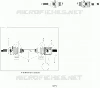 DRIVE TRAIN, CARDAN AVANT