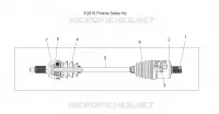 SYSTÈME DE TRANSMISSION, ARBRE DE TRANSMISSION, FRONT