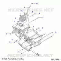 SYSTÃˆME DE TRANSMISSION, MAIN GEARCASE MOUNTING