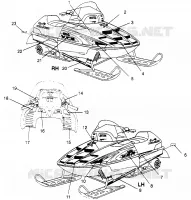 EMBLEMES 600 XCR SP 0965677 and EUROPEAN 600 XCR SP E965677 (4932063206A014)