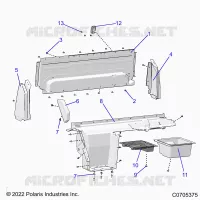 CARROSSERIE ARRIERE CLOSEOFF, AND FENDERS