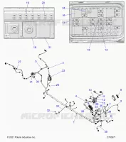 ELECTRICITE, WIRE HARNESS, CHASSIS, STANDARD