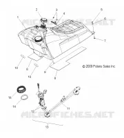SYSTÈME D'ALIMENTATION, CARBURANT TANK ASM.