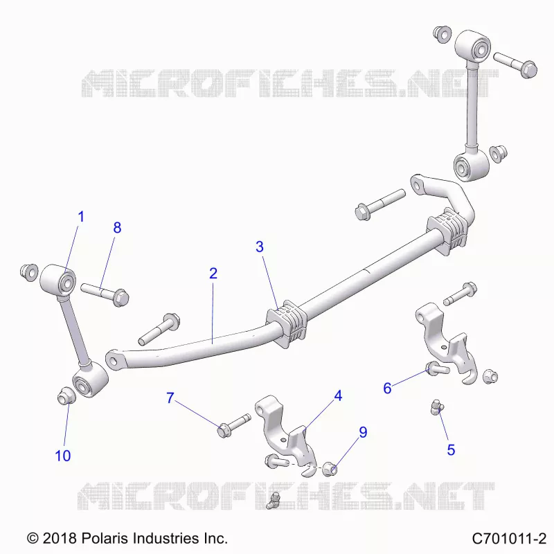 SUSPENSION, FRONT BARRE STABILISATRICE- G21GAB99CM/FM (C701011-2)