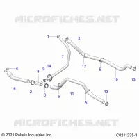 ENGINE, SYSTÃˆME DE REFROIDISSEMENT, HOSES