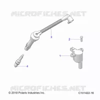 ELECTRICITE, IGNITION COIL, WIRE AND SPARK PLUG