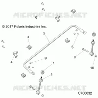 SUSPENSION, FRONT BARRE STABILISATRICE- R21RRE99JA (C700032)