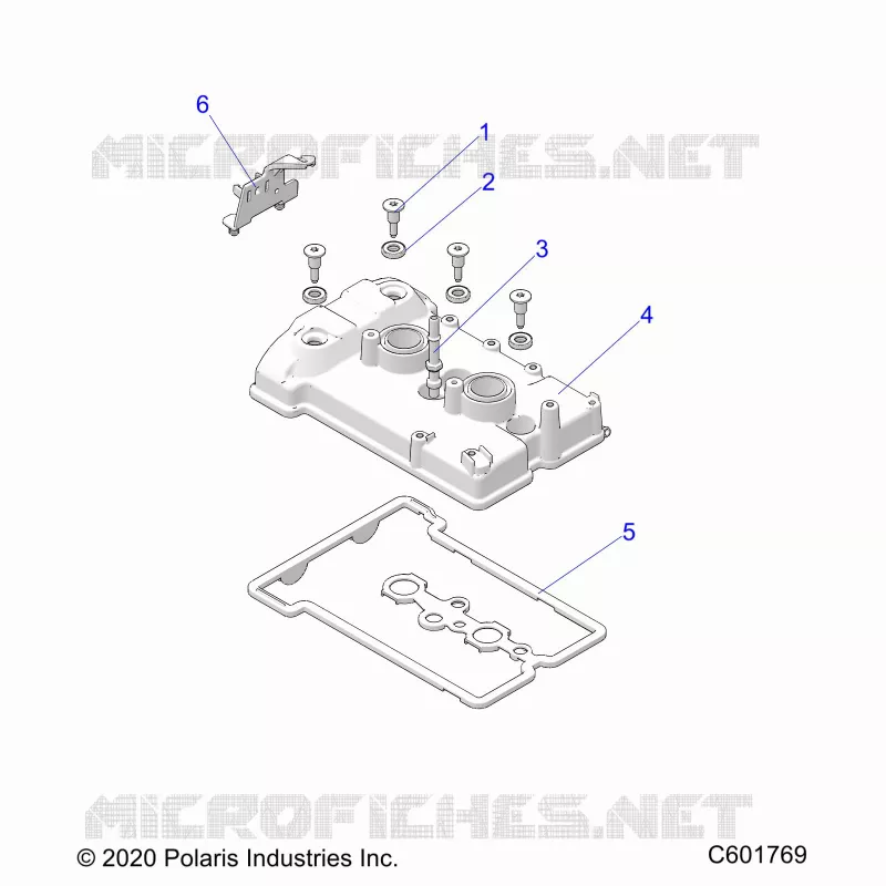 ENGINE, COUVERCLE SOUPAPE