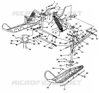 SUSPENSION AVANT AND SKI 500 EFI E942774 AND  EFI SKS E942574 (49274127410011)