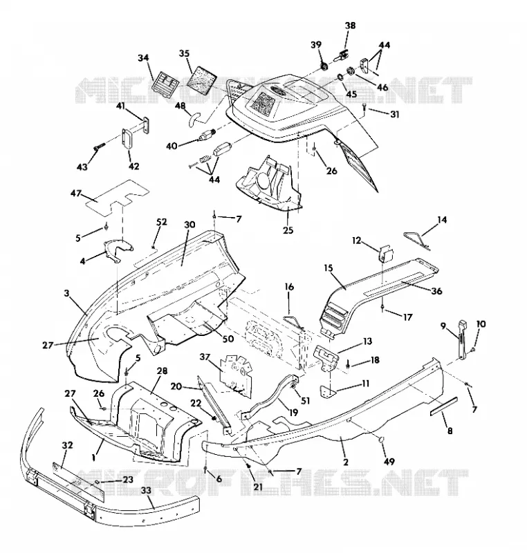 CARROSSERIE AVANT INDY LITE AND STAR LITE (4919311931005A)