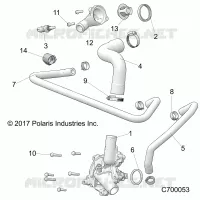 MOTEUR, WATERPUMP AND BYPASS