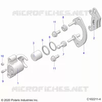 BRAKES, ETRIER DE FREIN ARRIERE