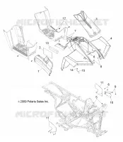 HABITACLE AVANT ET PANNEAUX LATERAUX
