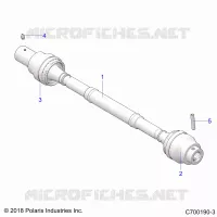 SYSTÃˆME DE TRANSMISSION, FRONT PROP SHAFT