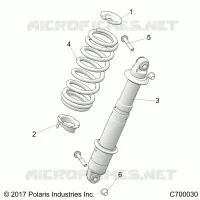 SUSPENSION ARRIERE SHOCK MOUNTING