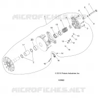 SYSTÈME DE TRANSMISSION, PRIMARY CLUTCH