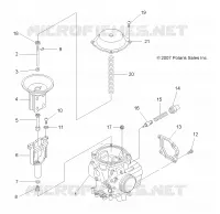 MOTEUR, CARBURATEUR UPPER
