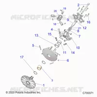 SYSTÃˆME DE TRANSMISSION, PRIMARY CLUTCH