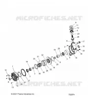 SYSTÃˆME DE TRANSMISSION, FRONT GEARCASE INTERNALS