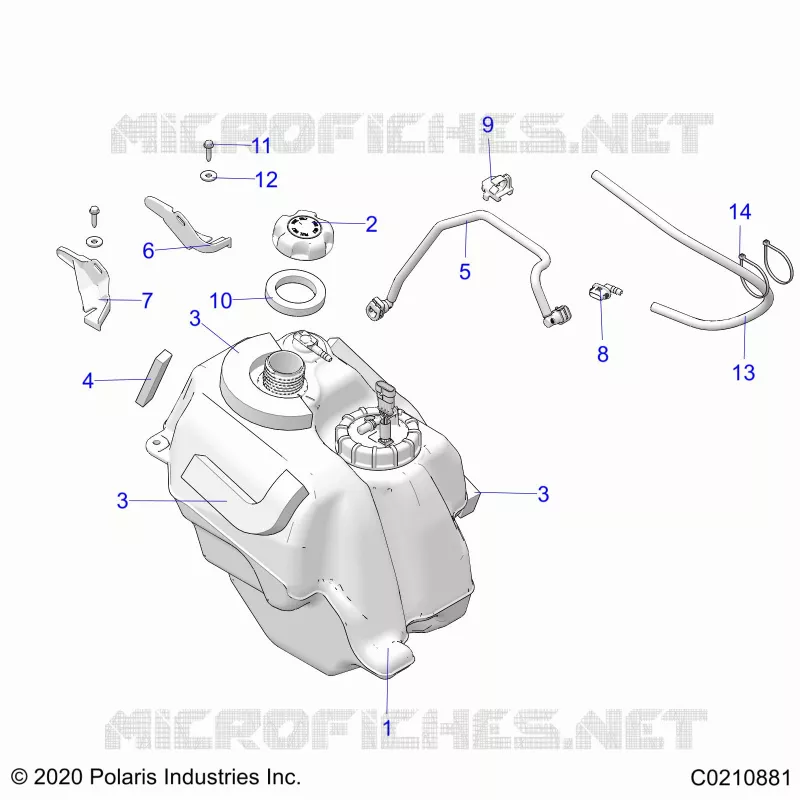 SYSTÃˆME D'ALIMENTATION, FUEL TANK ASM.