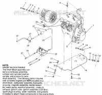 SUPPORT MOTEUR SPORT 0960443, SPORT TOURING 0960243 and EUROPEAN SPORT TOU (4932223222C007)