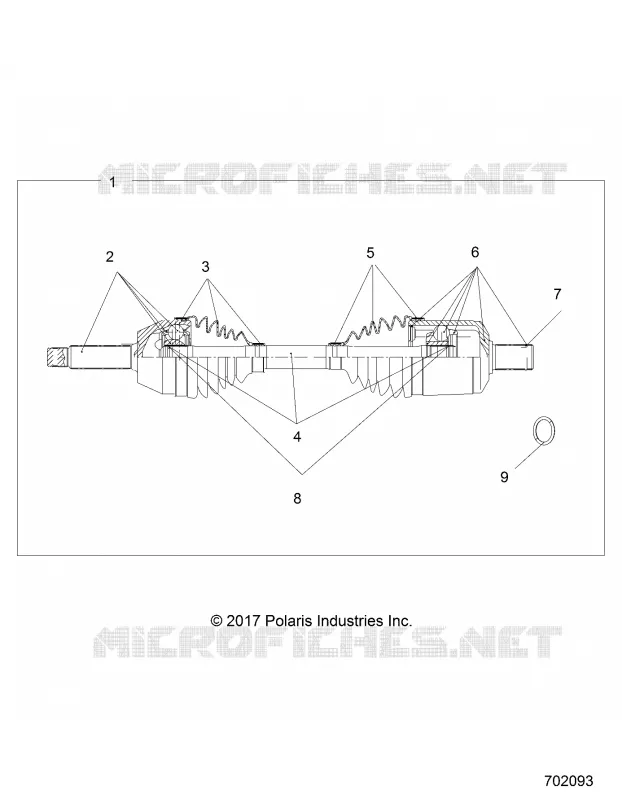 DRIVE TRAIN, TRANSMISSION AVANT SHAFT