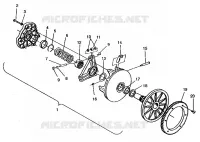 EMBRAYAGE DE TRANSMISSION ASSEMBLY RXL TOURING E940869 (49274327430025)