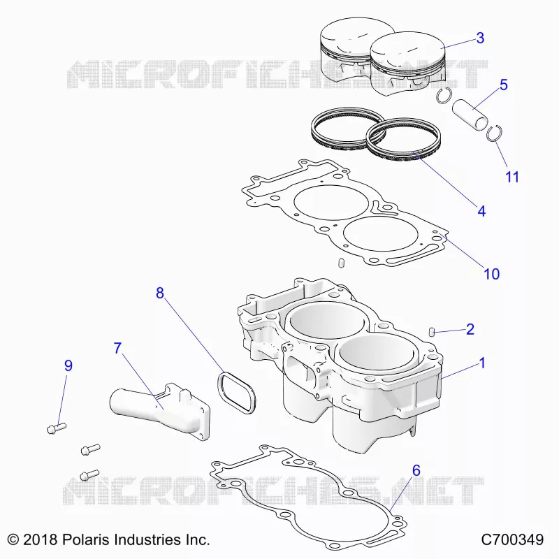 CYLINDRE AND PISTON