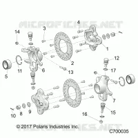 SUSPENSION AVANT HUB