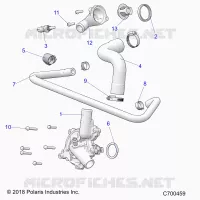 MOTEUR, WATERPUMP AND BYPASS