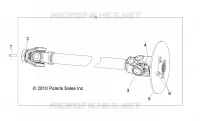 DRIVE TRAIN, FRONT ARBRE DE TRANSMISSION