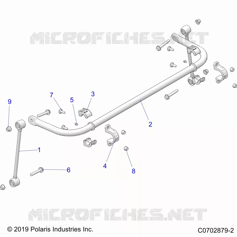 SUSPENSION, REAR BARRE STABILISATRICE