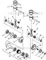 PISTON ET VILEBREQUIN WIDETRAK GT 0942061 (49261126110031)
