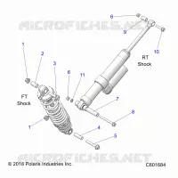 SUSPENSION, SUPPORT AMORTISSEUR , REAR SUSP.